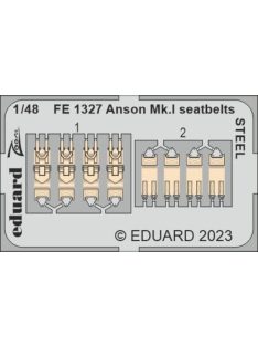Eduard - Anson Mk.I seatbelts STEEL 1/48 for AIRFIX