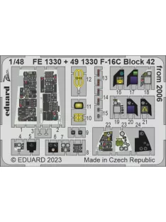 Eduard - F-16C Block 42 from 2006 1/48 for KINETIC