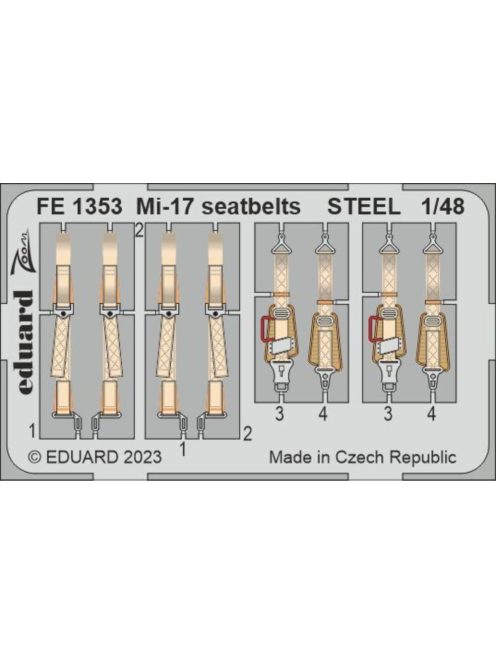 Eduard - Mi-17 seatbelts STEEL 48 AMK