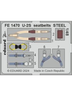 Eduard - U-2S seatbelts STEEL