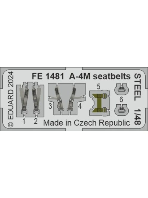 Eduard - A-4M seatbelts STEEL  MAGIC FACTORY