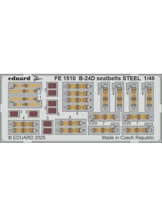 Eduard - B-24D seatbelts STEEL  HOBBY BOSS