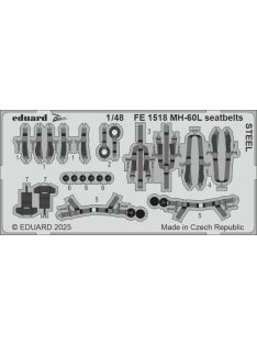 Eduard - MH-60L seatbelts STEEL  ICM