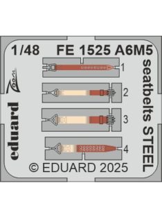 Eduard - A6M5 seatbelts STEEL  EDUARD