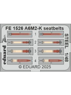 Eduard - A6M2-K seatbelts STEEL  EDUARD