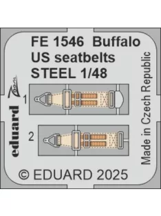 Eduard - Buffalo US seatbelts STEEL  TAMIYA