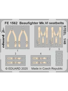 Eduard - Beaufighter Mk.VI seatbelts STEEL for Revell