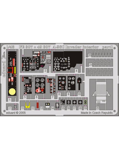 Eduard - A-26C Invader interior FE307