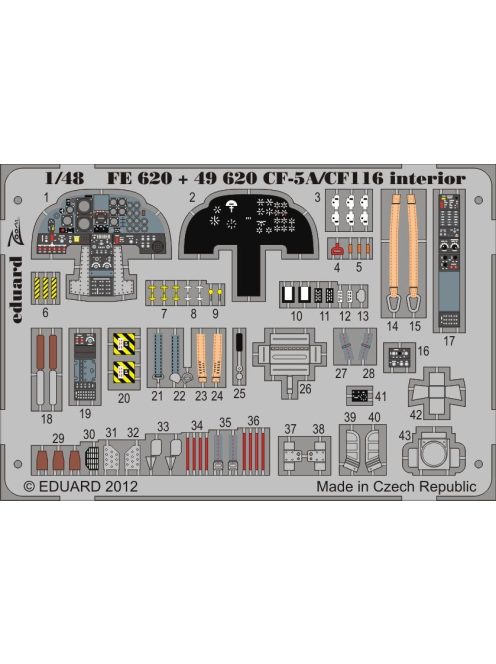 Eduard - CF-5A/CF-116 interior S.A. f. Kinetic 