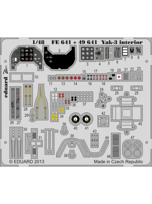 Eduard - Yak-3 interior for Zvezda 