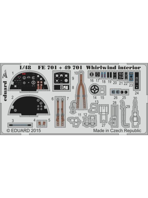 Eduard - Whirlwind interior for Trumpeter 