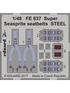 Eduard - Super Seasprite seatbelts STEEL f.KittyH 