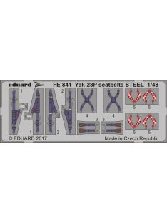 Eduard - Yak-28P seatbelts STEEL for Bobcat Model 