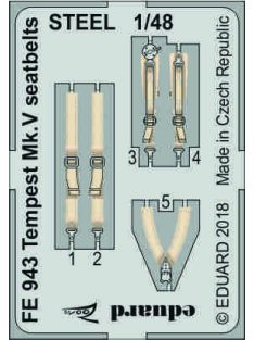 Eduard - Tempest Mk.V seatbelts STEEL f.Eduard 