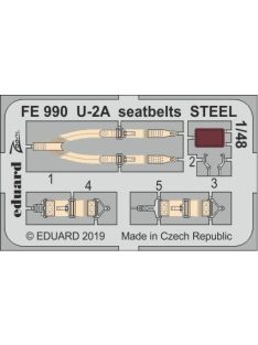 Eduard - U-2A seatbelts STEEL for AFV Club 
