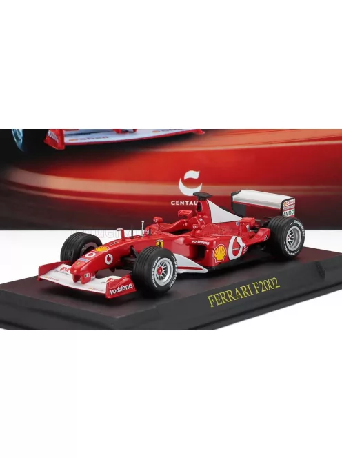 Edicola - FERRARI F1 F2002 N 1 WORLD CHAMPION SEASON 2002 MICHAEL SCHUMACHER - CON LIBRO FOTOGRAFICO - WITH BOOK - FULL COLOURS 108 PAGES RED WHITE