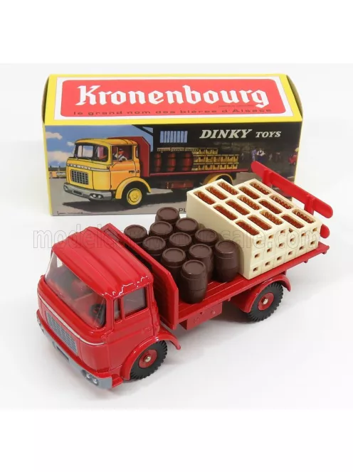 Edicola - BERLIET GAK TRUCK - BEER KRONENBOURG - PLATEAU BRASSEUR - BIRRA - 1970 RED