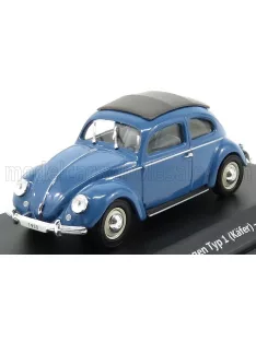   Edicola - VOLKSWAGEN BEETLE TYPE I KAFER CABRIOLET CLOSED 1950 BLUE