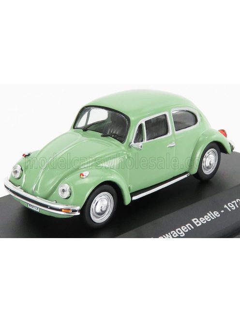Edicola - VOLKSWAGEN BEETLE MAGGIOLINO 1972 - CON VETRINA - WITH SHOWCASE LIGHT GREEN