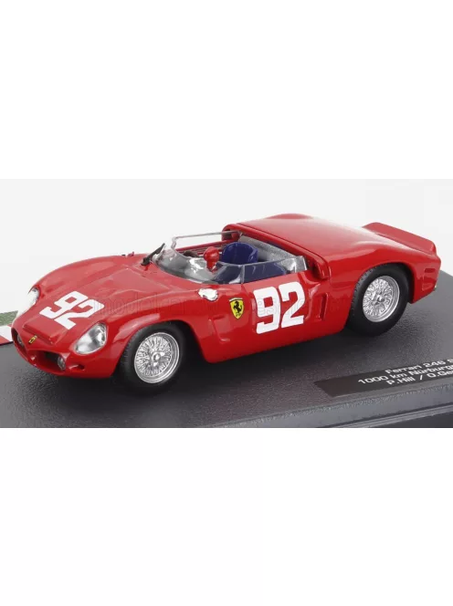 Edicola - FERRARI DINO 246SP SPIDER N 92 WINNER 1000km NURBURGRING 1962 PHIL HILL - OLIVIER GENDEBIEN RED