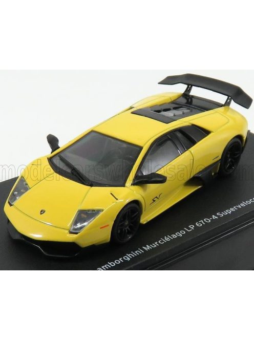 Edicola - LAMBORGHINI MURCIELAGO LP670-4 SV SUPERVELOCE 2009 YELLOW BLACK