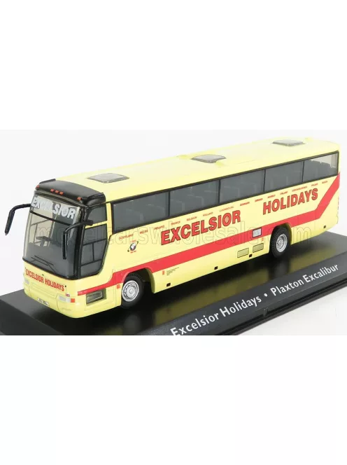 Edicola - PLAXTON EXCALIBUR AUTOBUS EXCELSIOR HOLIDAYS 1991 YELLOW RED