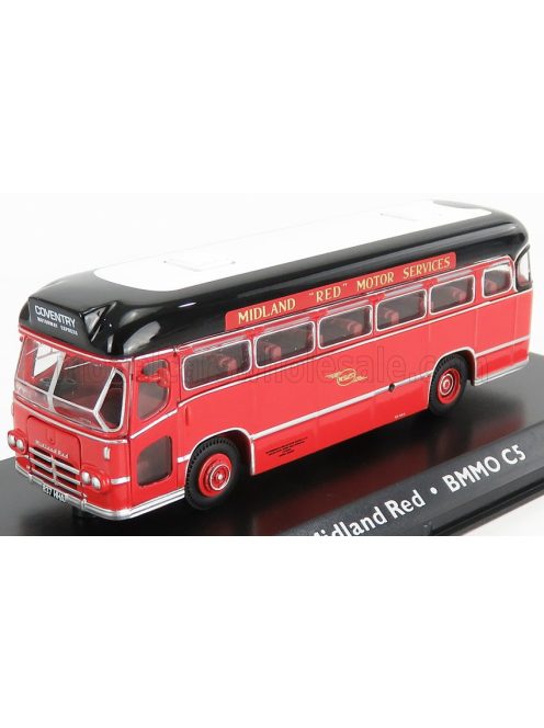 Edicola - MIDLAND BMMO CM5T AUTOBUS MOTORWAY COACH MIDLAND RED 1960 RED BLACK WHITE