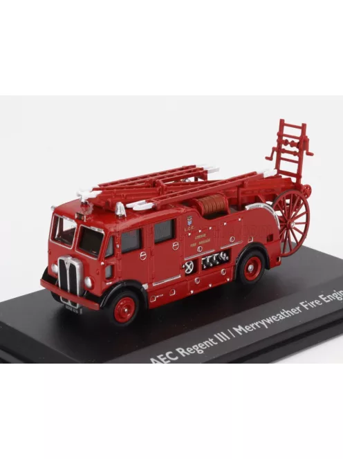 Edicola - AEC REGENT MKIII TANKER TRUCK MERRYWEATHER FIRE ENGINE 1959 RED