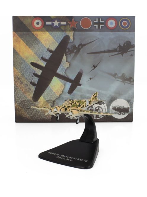 Edicola - SAVOIA MARCHETTI SM 79 SPARVIERO MILITARY AIRPLANE 1934 CAMOUFLAGE