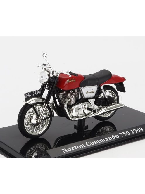 Edicola - NORTON COMMANDO 750 1969 RED BLACK