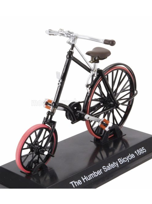 Edicola - BICICLETTA THE HUMBER SAFETY BICYCLE 1885 BLACK RED
