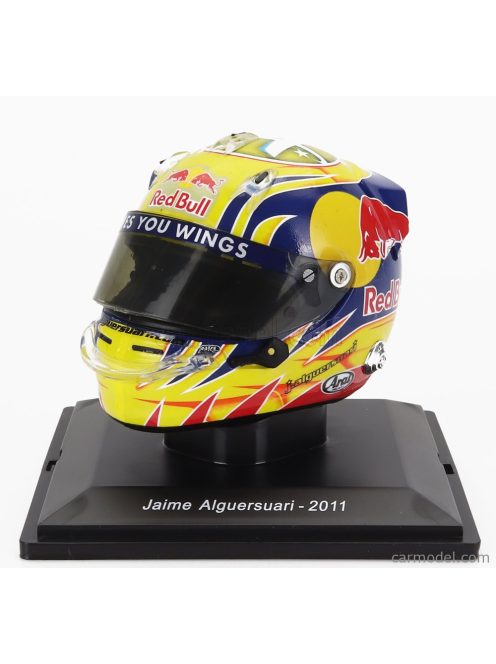 Edicola - Helmet F1 Casco - Toro Rosso	Str6 N 19 Season 2011 Jaime Alguersuari Yellow Black