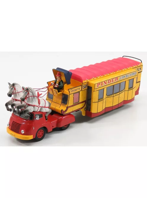 Edicola - TRUCK PINDER CIRCUS CREPERIE SNACK BAR 1955 YELLOW RED