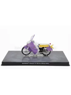   Edicola - BATMAN BATGIRL MOTORCYCLE - BATMAN TV SERIES PURPLE YELLOW