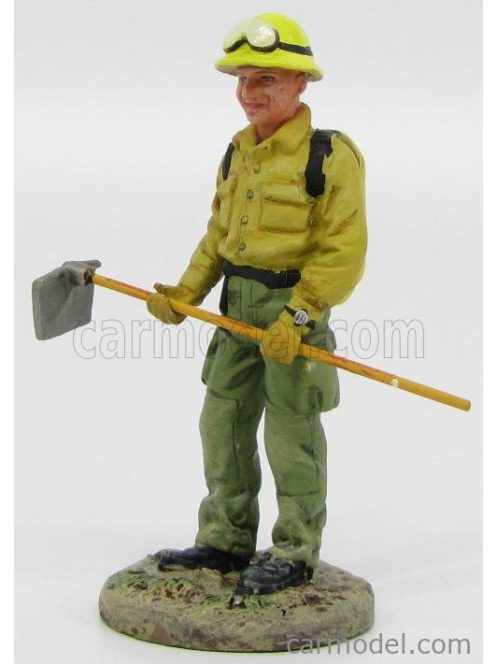 Edicola-Figures - Vigili Del Fuoco Vigile Del Fuoco Forestale Americano New York City 2003 - American Fireman Green Yellow