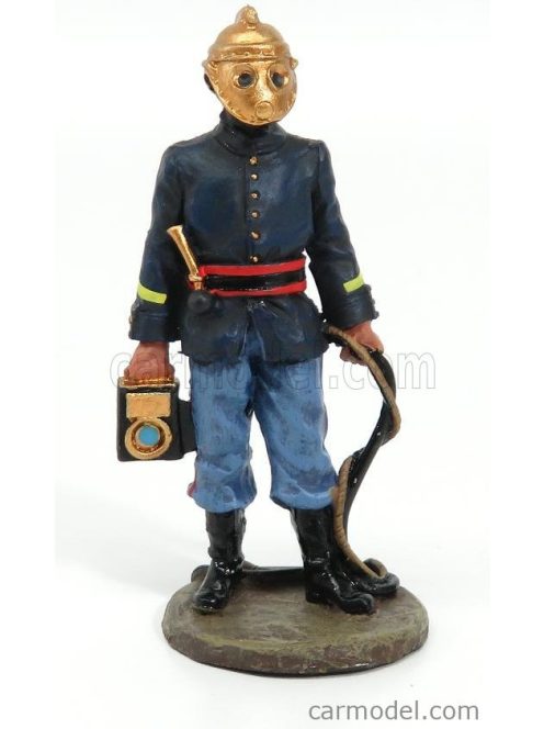 Edicola-Figures - Vigili Del Fuoco Vigile Del Fuoco Francese - French Fire Engine 1893 Blue Black