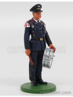   Edicola-Figures - Vigili Del Fuoco Vigile Del Fuoco Tedesco Musicista Con Tamburo 2003 - Germany Fireman Blue