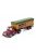 Edicola - WILLEME LC610 TRUCK TRANSPORTS DU CERF 1952 - WITHOUT CARD BOX RED ORANGE GREEN