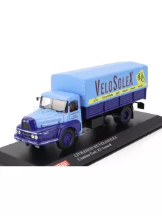   Edicola - UNIC IZOARD 122 TRUCK LIVRAISON DE VELOSOLEX TELONATO 1958 2 TONE BLUE