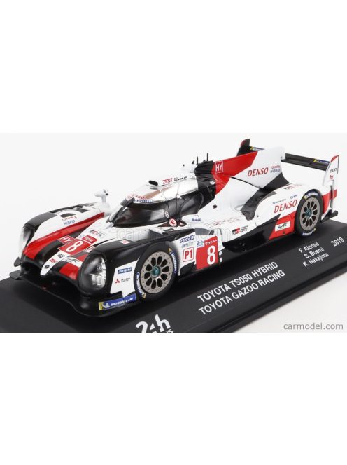 Edicola - Toyota Ts050 Hybrid Team Toyota Gazoo Racing N 8 Winner 24H Le Mans 2019 S.Buemi - K.Nakajima - F.Alonso White Red Black