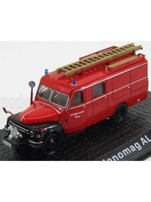 Edicola - HANOMAG LF8 AL 28 TRUCK WERKSFEUERWEHR TOGING FIRE ENGINE 1958 RED BLACK