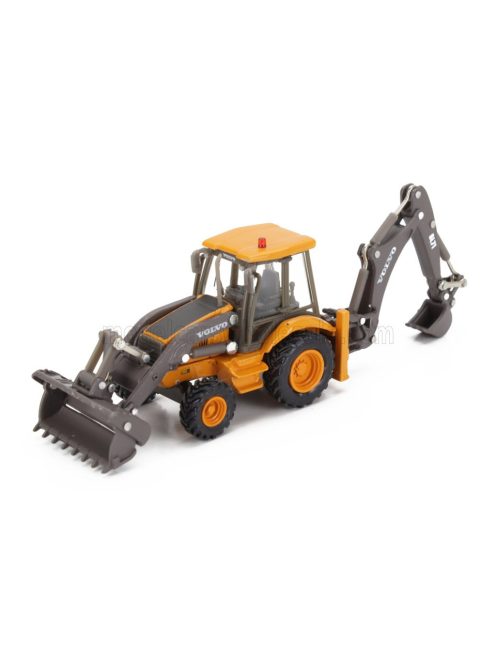 Edicola - VOLVO BL71 RUSPA ESCAVATORE GOMMATA TRACTOR SCRAPER EXCAVATOR ORANGE GREY