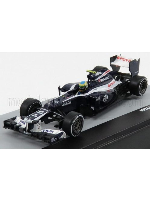 Edicola - WILLIAMS F1  FW34 COSWORTH N 19 MALAYSIA GP 2012 BRUNO SENNA  BLUE WHITE