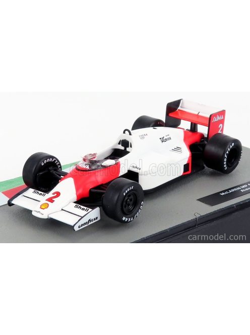 Edicola - Mclaren F1 Mp4/2B N 2 Alain Prost Season 1985 World Champion White Red