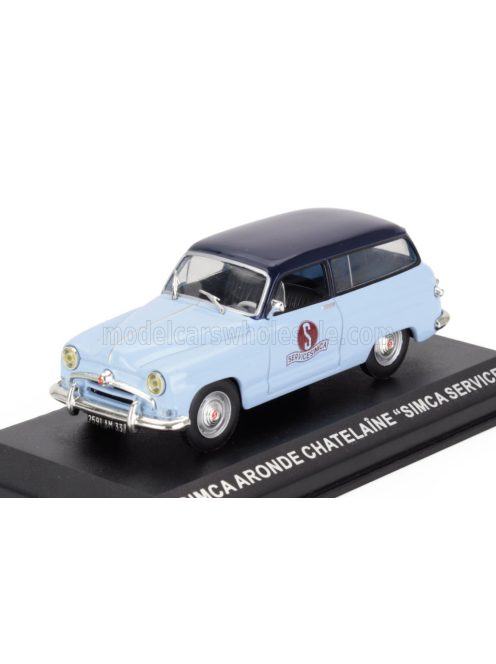 Edicola - SIMCA ARONDE CHATELAINE SIMCA SERVICE 1961 2 TONE BLUE