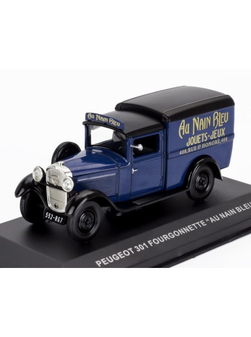 Edicola - PEUGEOT 301 VAN FURGONETTE AU NAIN BLEU 1930 BLUE BLACK