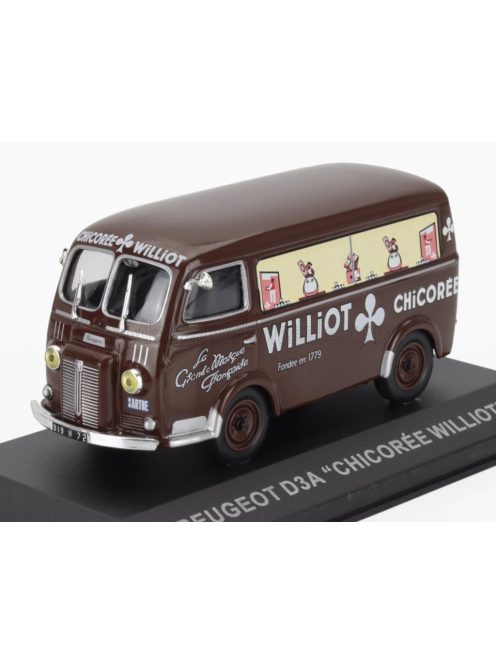 Edicola - PEUGEOT H-TYPE VAN CHICOREE WILLIOT 1958 BROWN