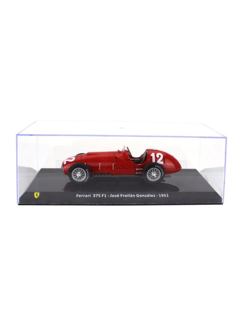 Edicola - FERRARI F1  375 N 12 SEASON951 JOSE FROILAN GONZALEZ - CON VETRINA - WITH SHOWCASE RED