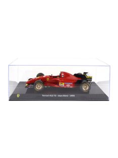   Edicola - FERRARI F1  412 T2 N 27 SEASON 1995 JEAN ALESI - CON VETRINA - WITH SHOWCASE RED BLACK