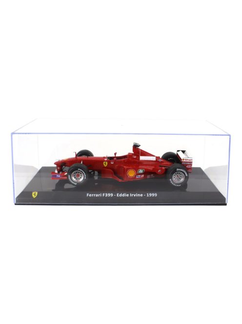 Edicola - FERRARI F1 F399 SCUDERIA FERRARI N 4 SEASON 1999 EDDIE IRVINE - CON VETRINA - WITH SHOWCASE RED